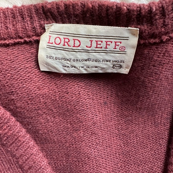 Vintage Lord Jeff Sweater Vest | Orlon Wool Blend | Made in USA - Picture 11 of 13